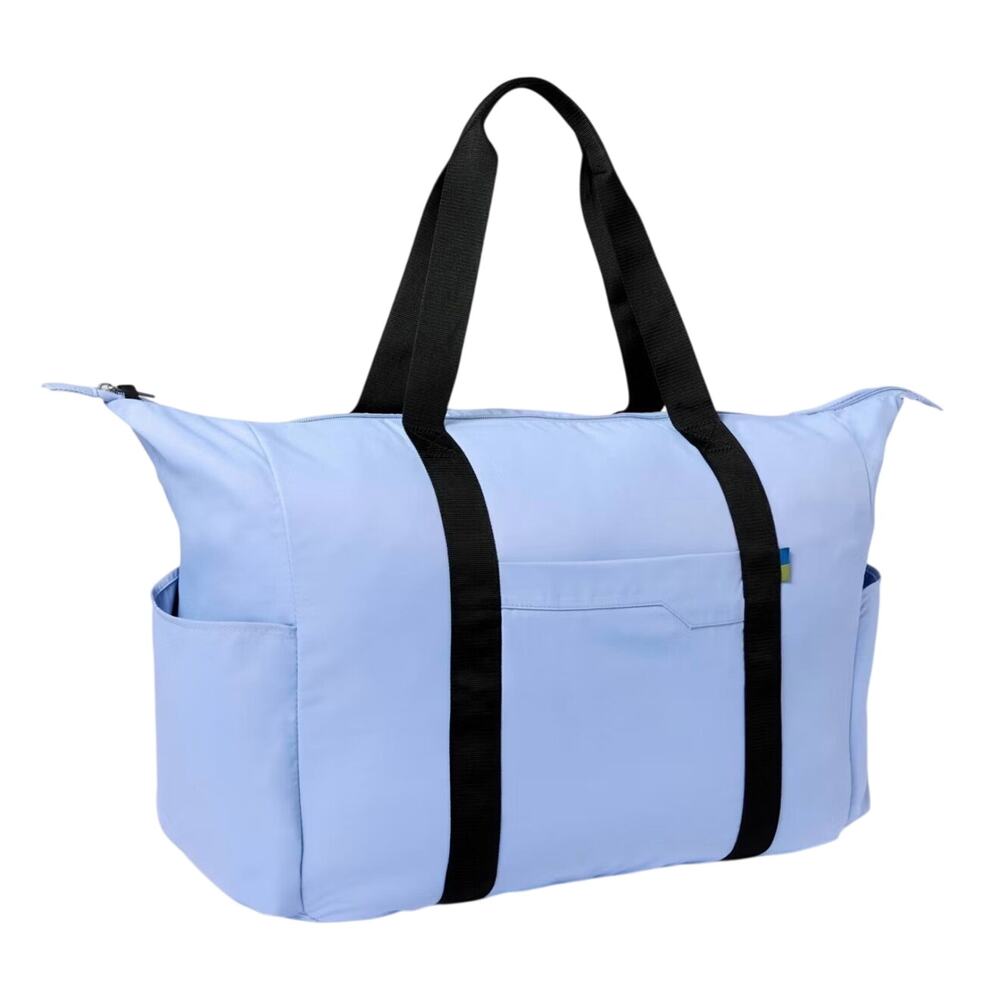 Open Story 40L Packable Weekender Bag Blue Travel Duffel Carry On NWT